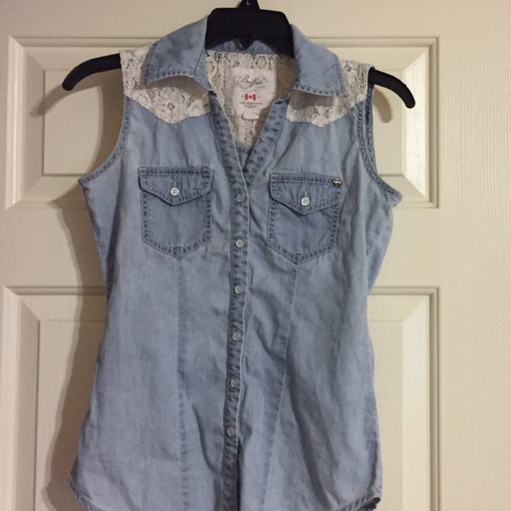 Buffalo denim top